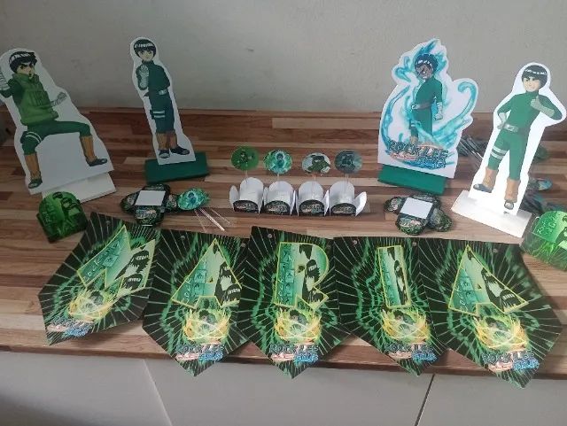 Kit decoração docinho tema: Rock Lee - Foto 2