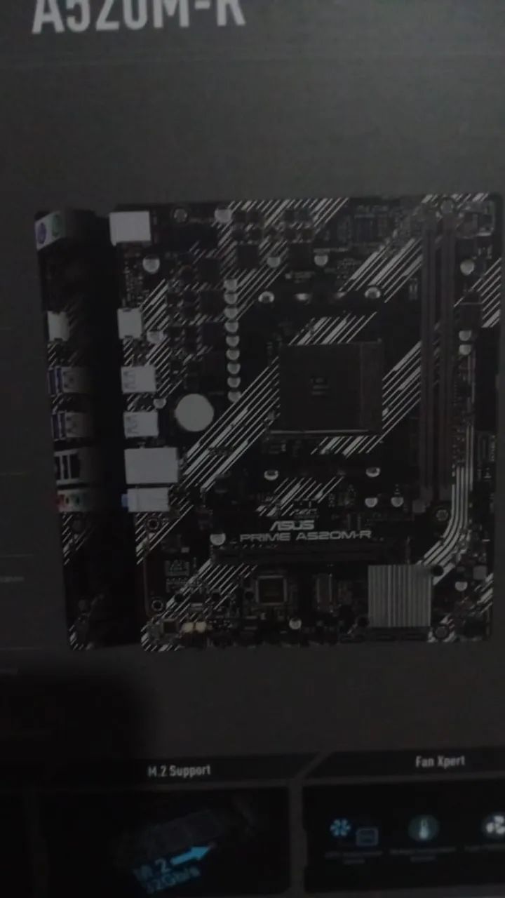 Placa Mãe Asus Prime A520M-R nova - Foto 4