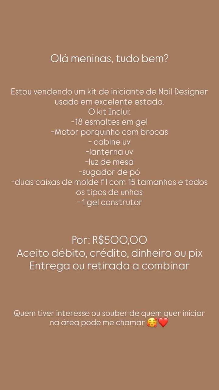 Kit iniciante Nail Designer - Foto 2
