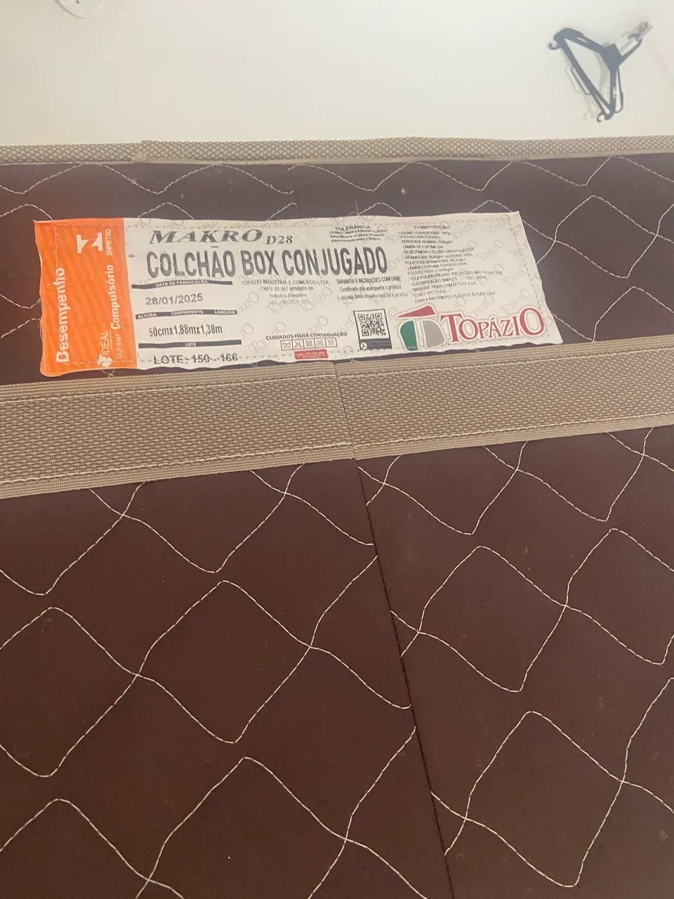 Cama de casal MAKRO D28 COLCHAO BOX CONJUGADO - Foto 5