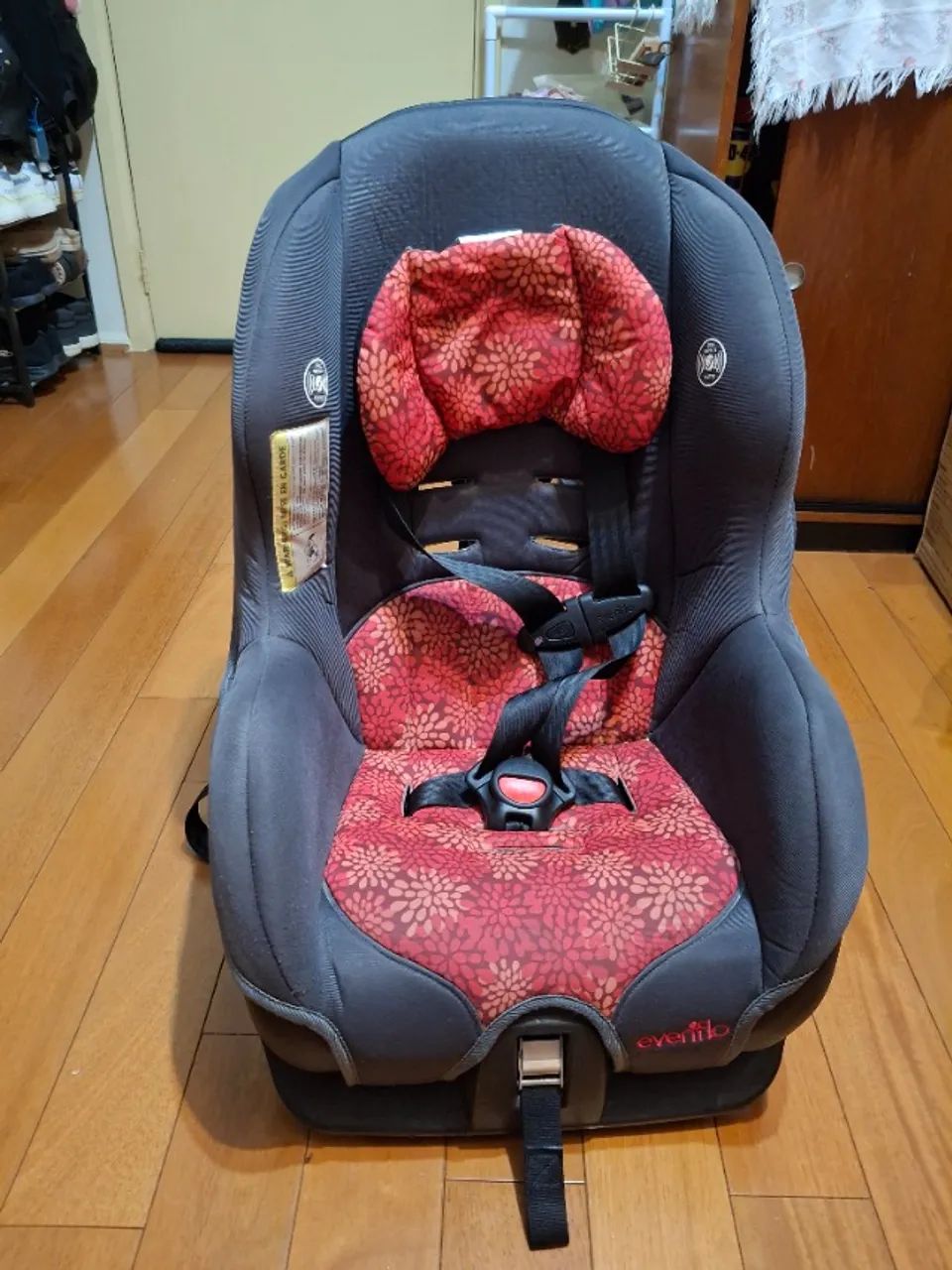 Cadeirinha para Carro Evenflo Americana 2-18Kg com ISOFIX - Foto 6