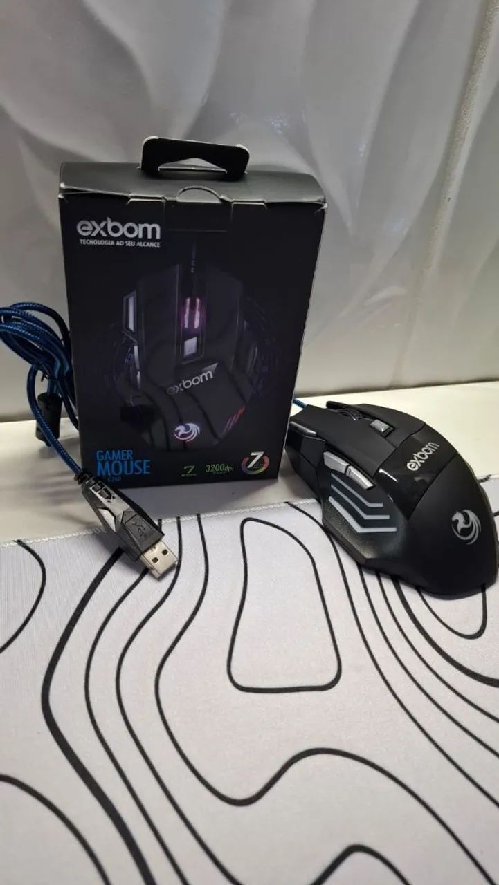 Vende-se mouse gamer com RGB e 7 botões  - Foto 4
