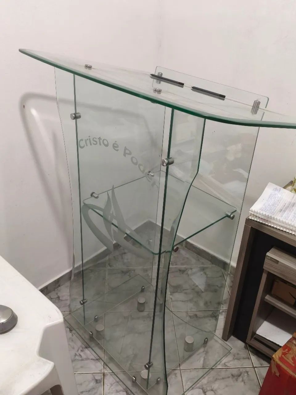 Púlpito de vidro