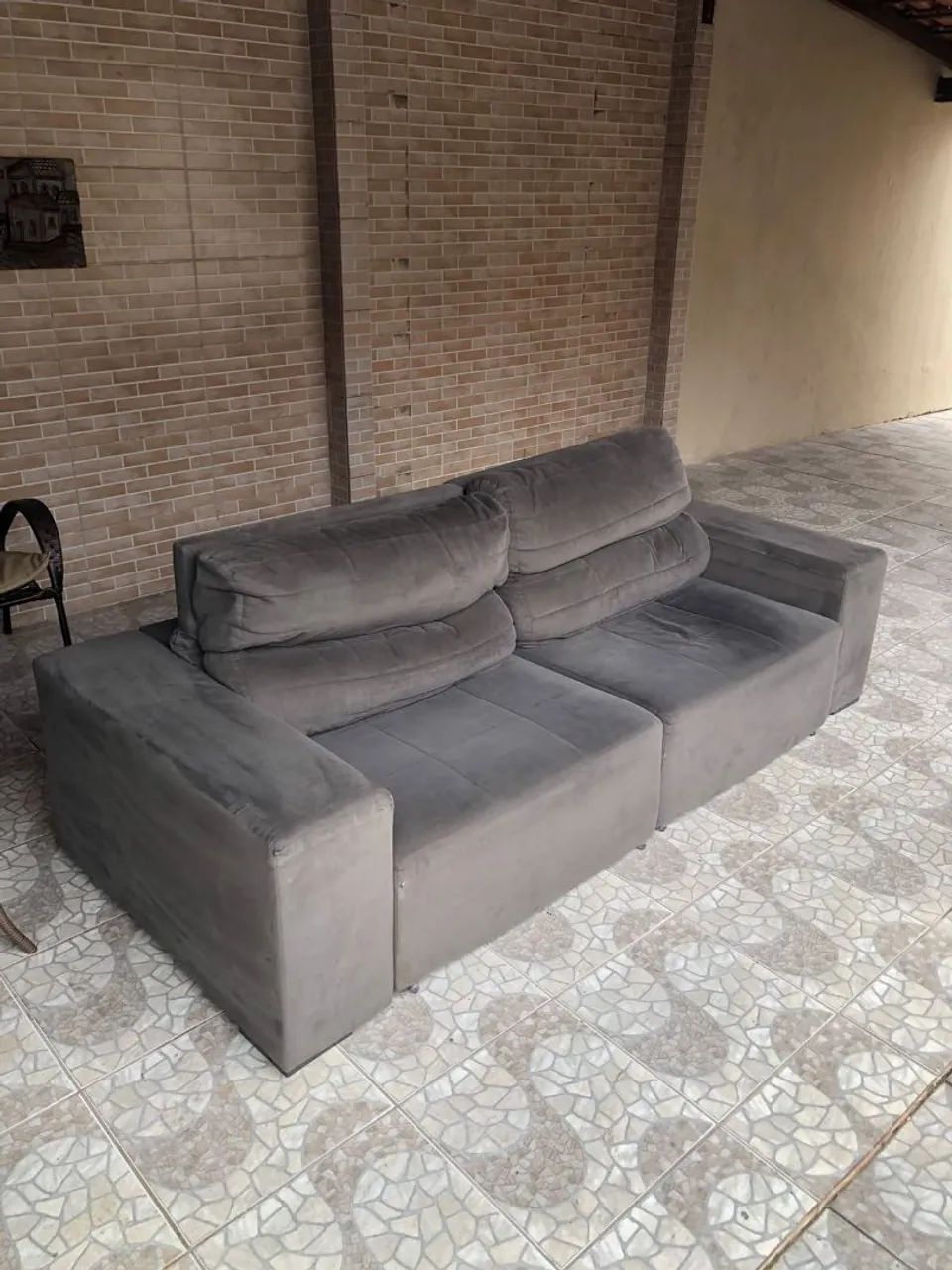 Sofá Chaise tamanho grande (oportunidade) - Foto 2