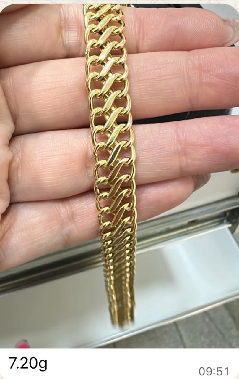 Pulseira ouro 18k