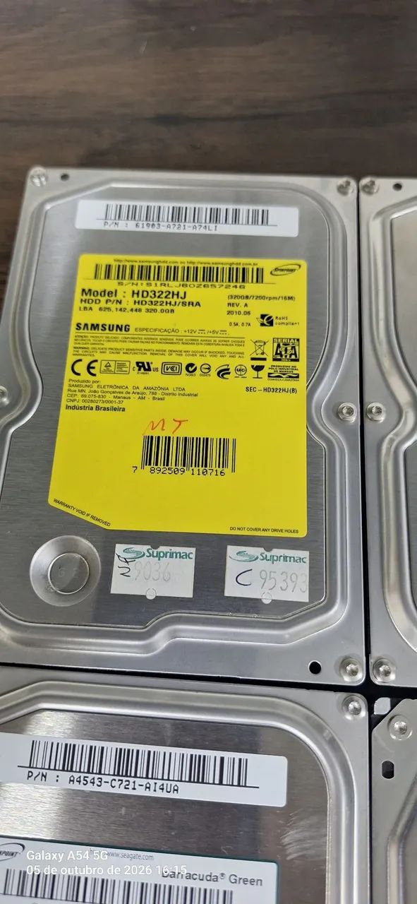 HDS 500 E 320 GB TODOS  - Foto 5