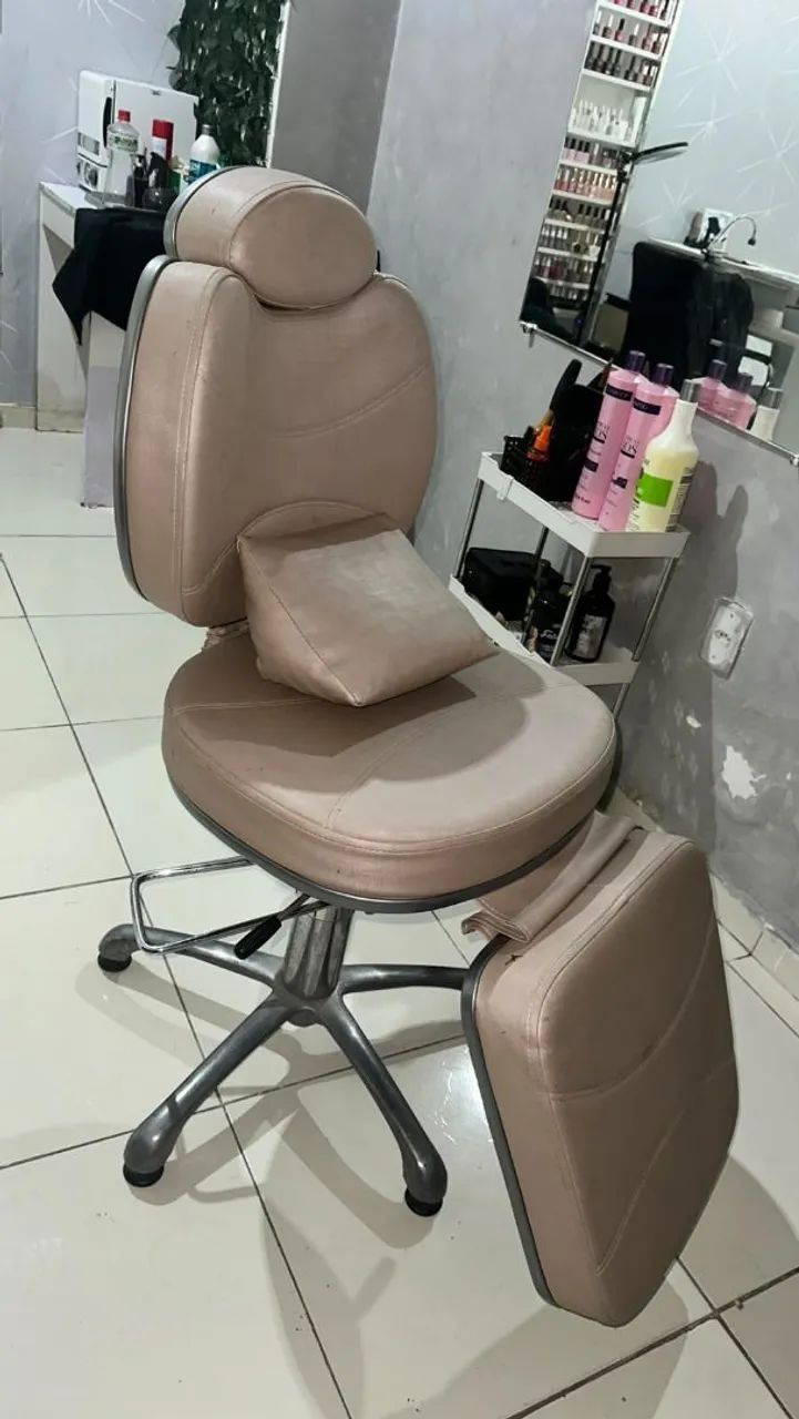 Cadeira reclináveis salão de beleza
