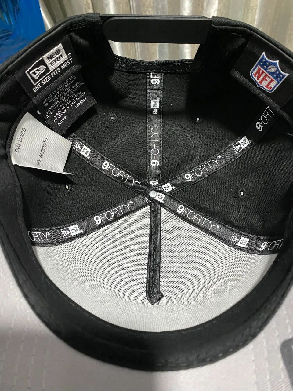 boné oficial da new era com colaboração oficial com a Raiders. - Foto 2