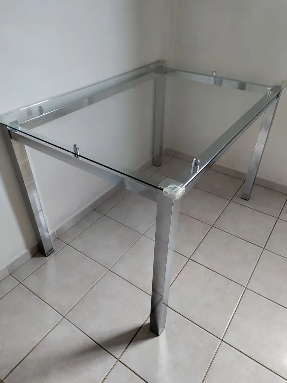 MESA VIDRO E INOX  TOP - Foto 3