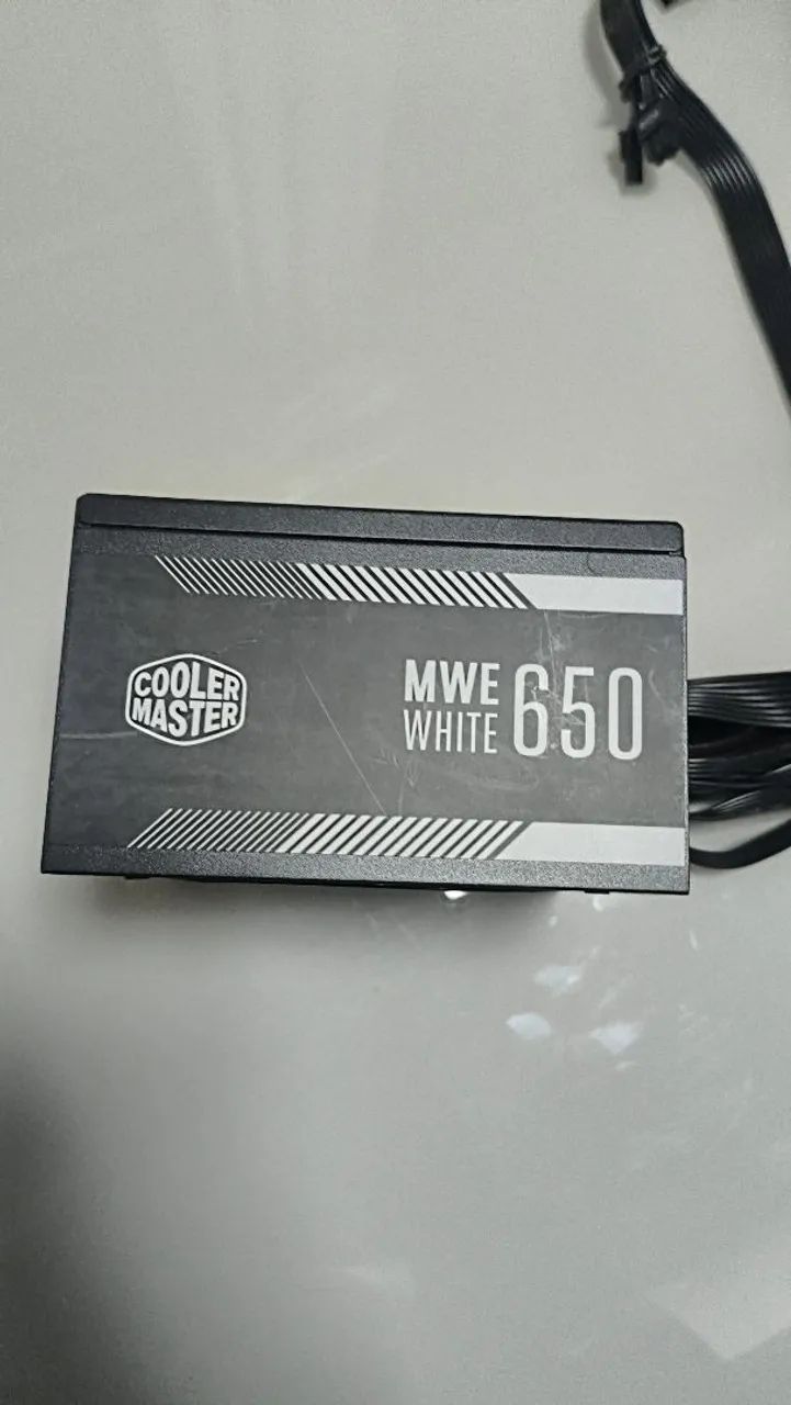 Fonte Pc gamer 650w 80plus cooler master  - Foto 2