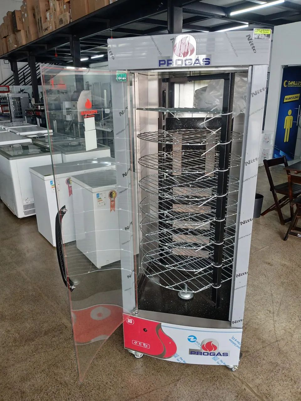 Forno Multiuso Giratório a Gás 128kg PRP-482 - Foto 3