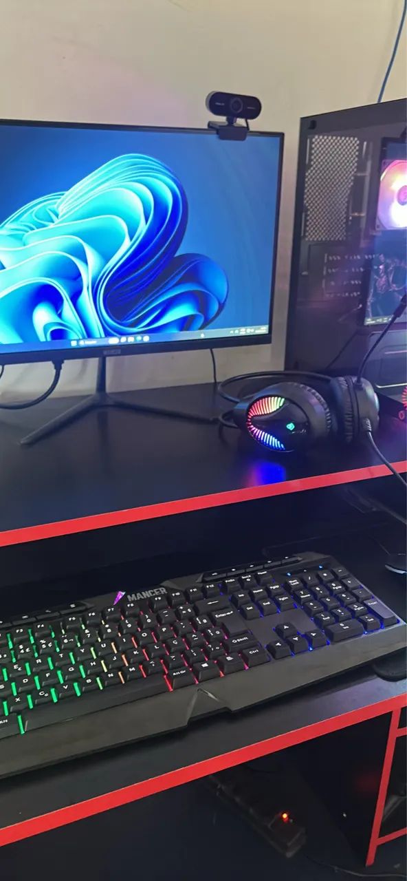 PC GAMER COMPLETO + WEBCAM + MESA GAMER - Foto 3