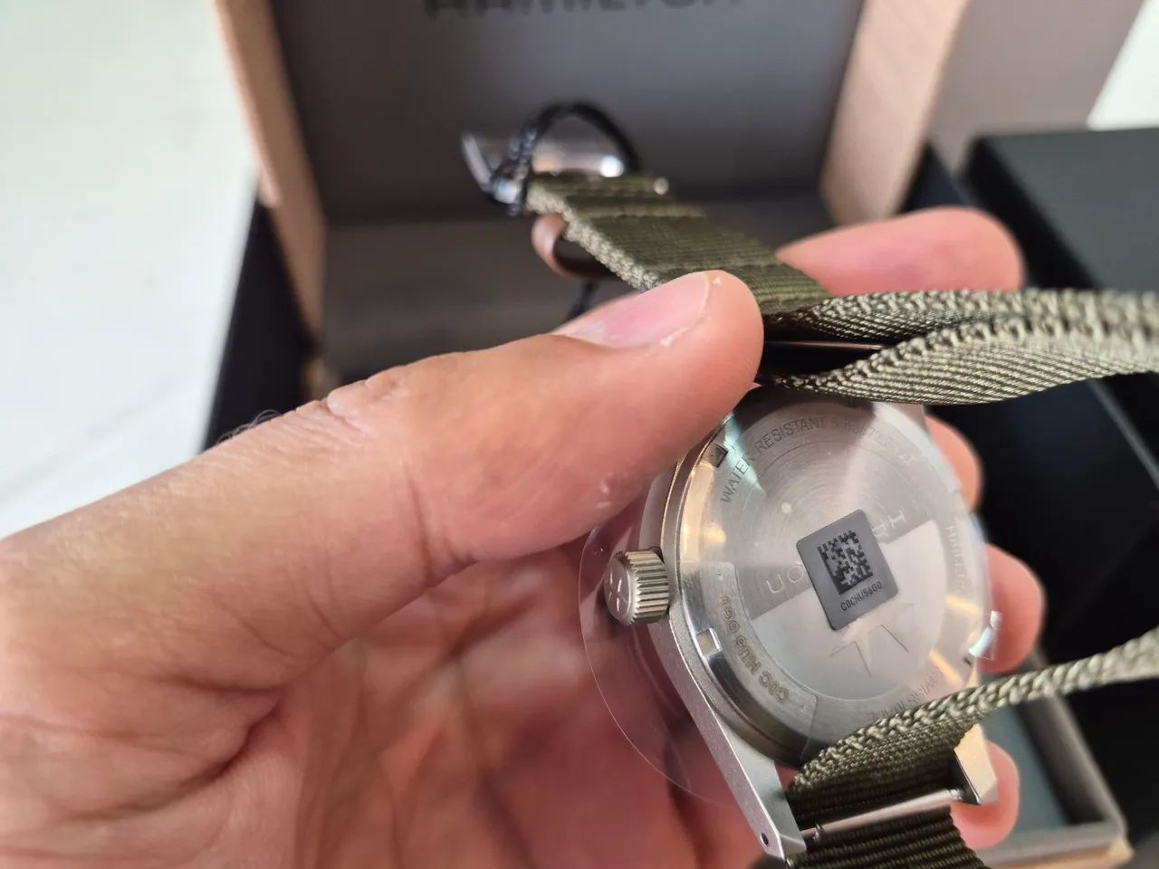 Relógio Hamilton Khaki Field Mechanical H69439931 - Foto 4