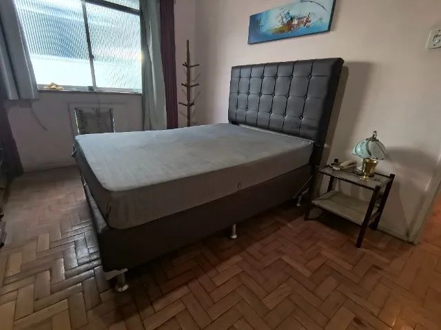 Cama Box de Casal com Colchão e Cabeceira - Foto 2