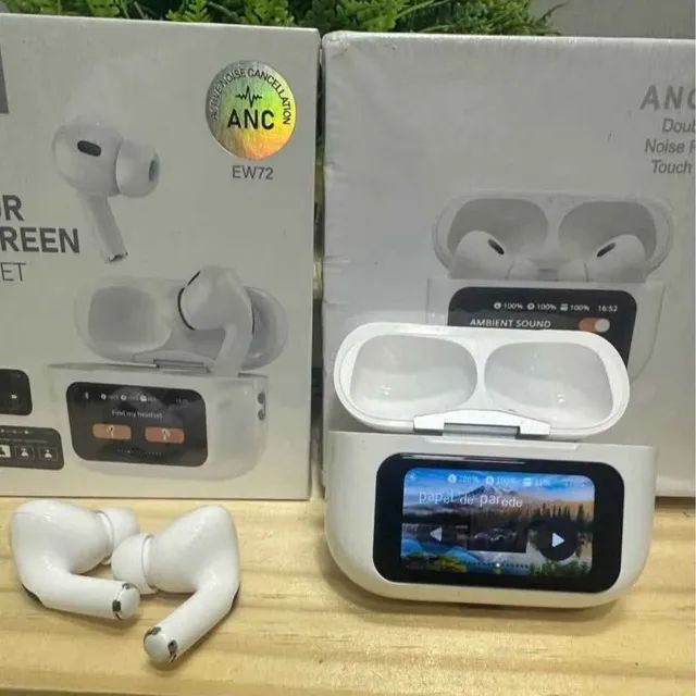 Fone Bluetooth A9 Pro ANC - Case com Tela - Foto 2