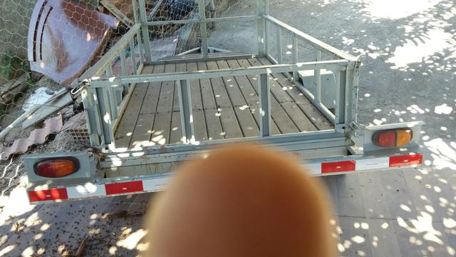 Vendo carretinha reboque. divido no cartão - Foto 3