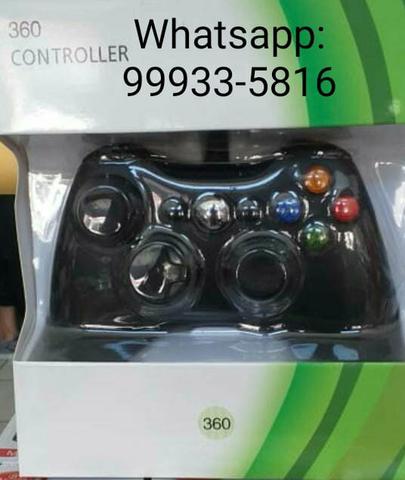 Controle para Xbox 360 Com Fio e Sem Fio.Novo. Entrega Grátis