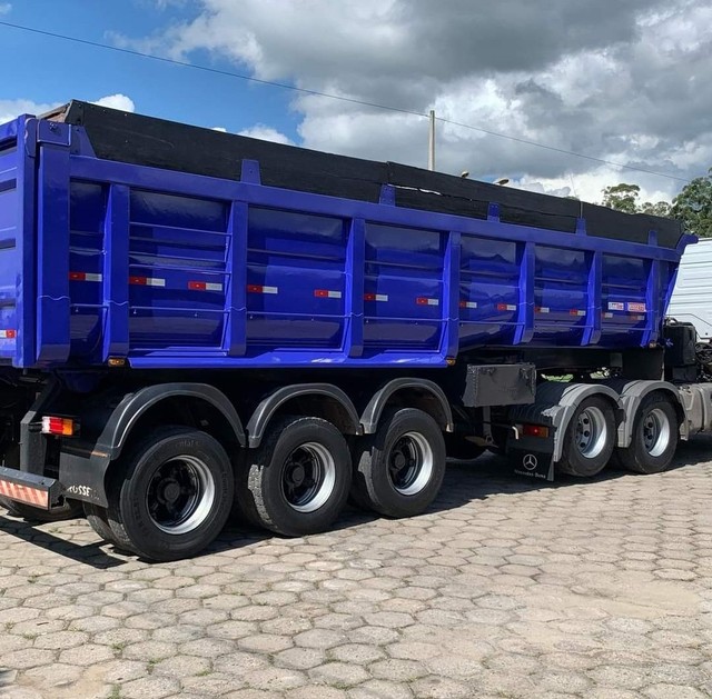 Mb Axor 2544  Carreta Caçamba - Foto 3