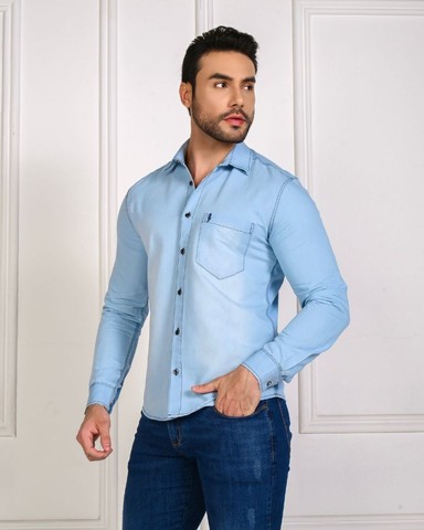 Camisas Jeans Algodão e No Jeans Tenceel  - Foto 2