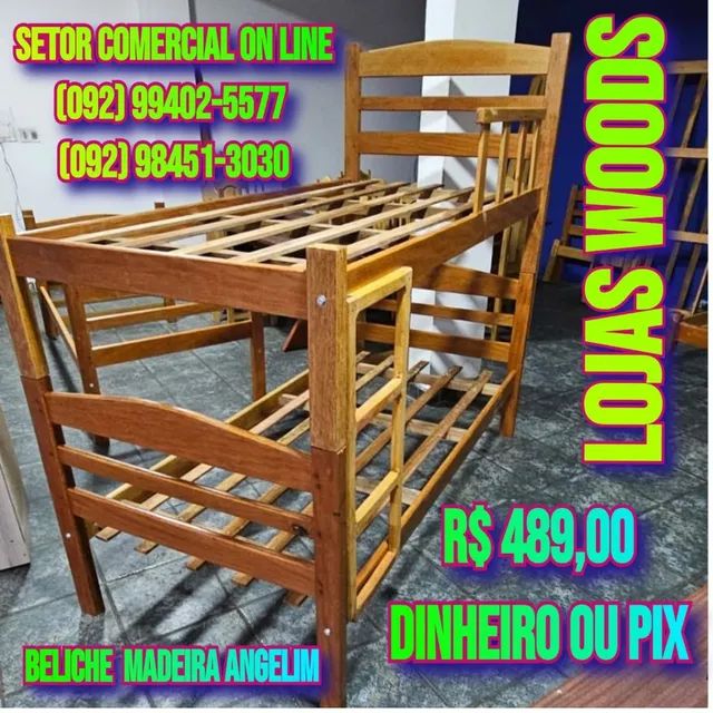 Beliche Angelim Balcão Triliche Woods Promo 