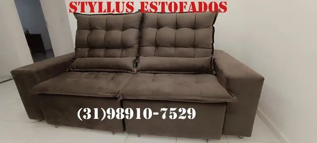 Sofá retrátil inclinável novo  - Foto 2