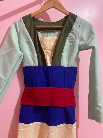 Vestido Fantasia Mulan