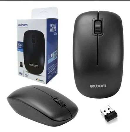 (NOVO) Mouse Sem Fio Exbom MS-S22 - Foto 2