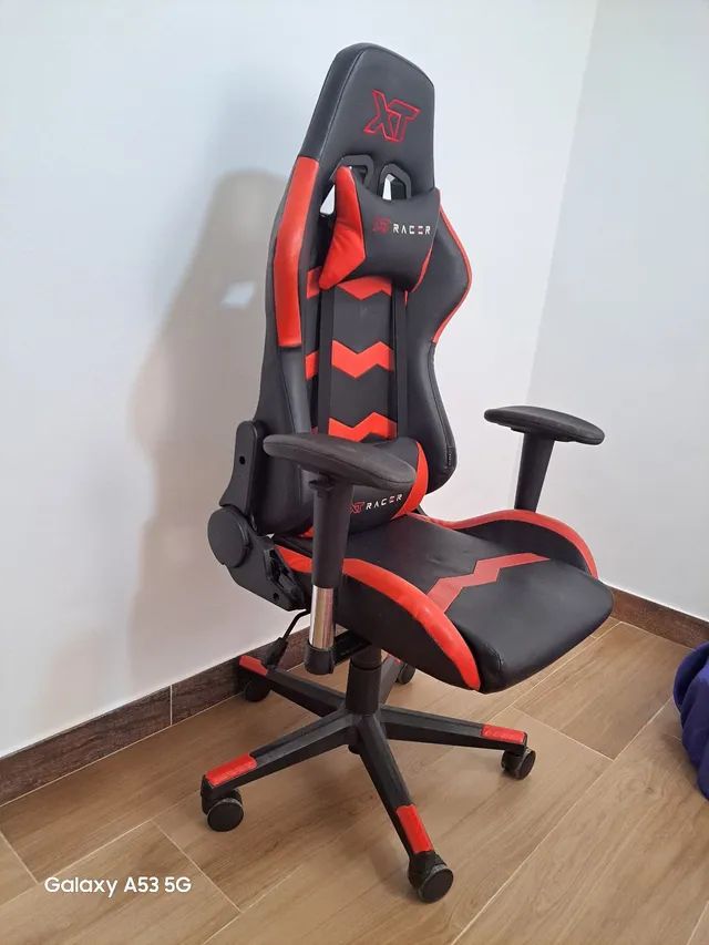 Cadeira Gamer XT Racer Reclinável Preta e Laranja Speed Series XTS120