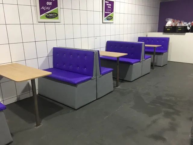 Bancos Booth menor preço da região  ! - Foto 6