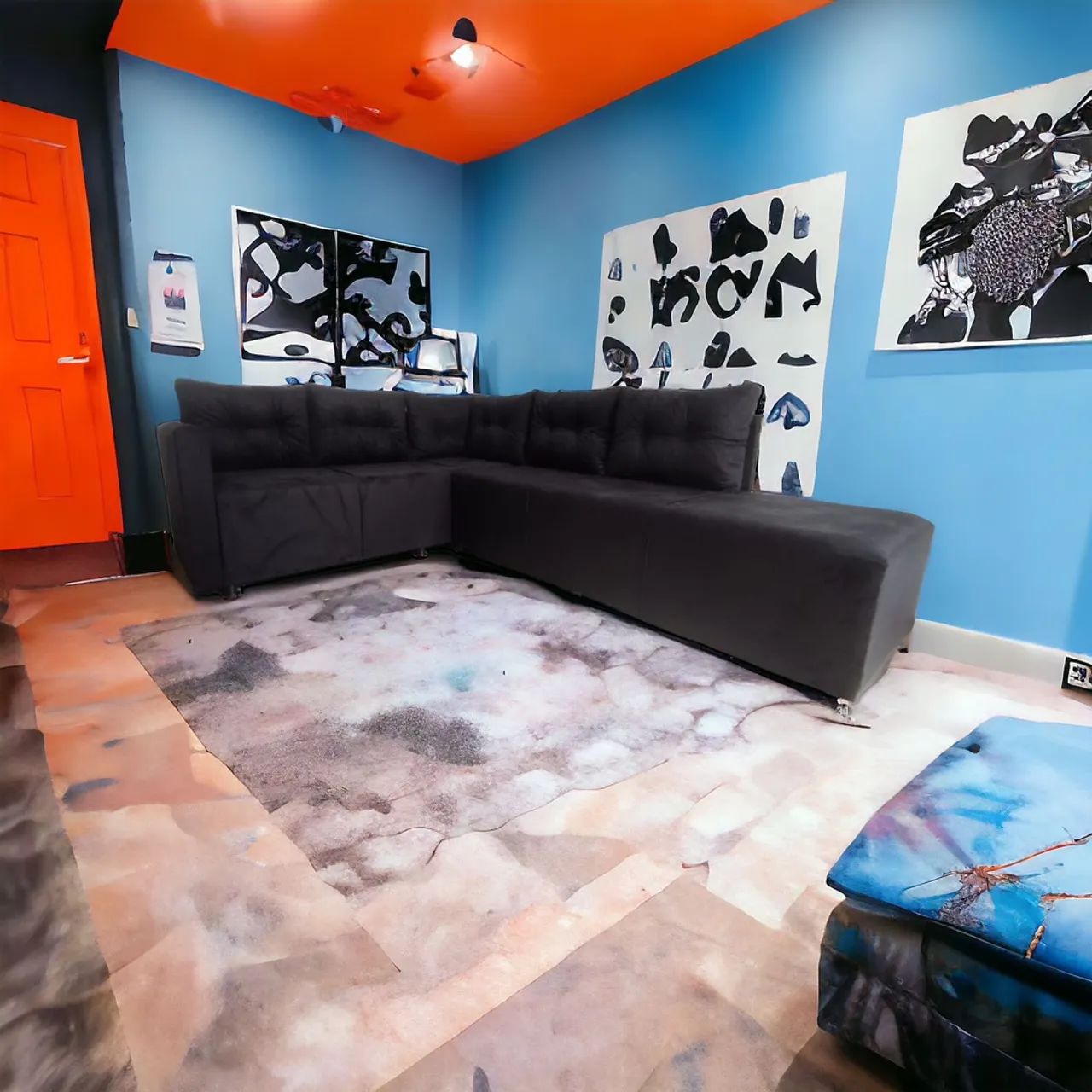 Sofá de Canto Marrom - Conforto e Estilo para sua Sala - Foto 4