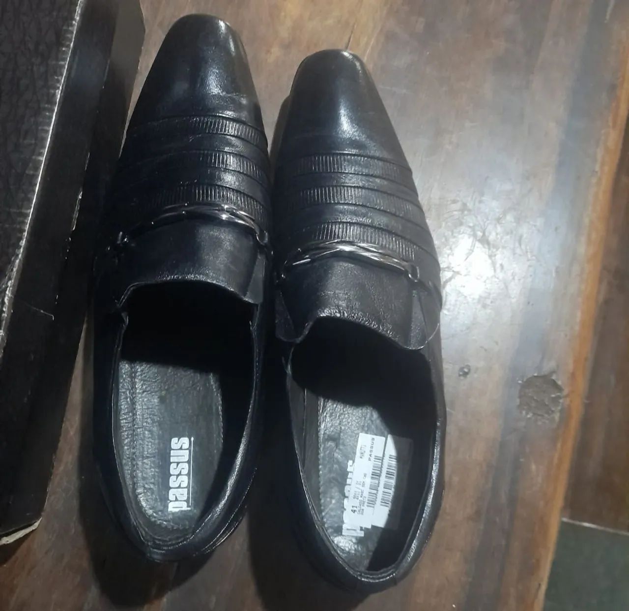 Sapato masculino couro legítimo nr 41 - Foto 3