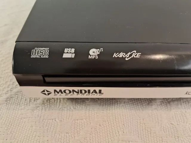 DVD Player Mondial Karaokê USB D-15 com controle remoto - Foto 5