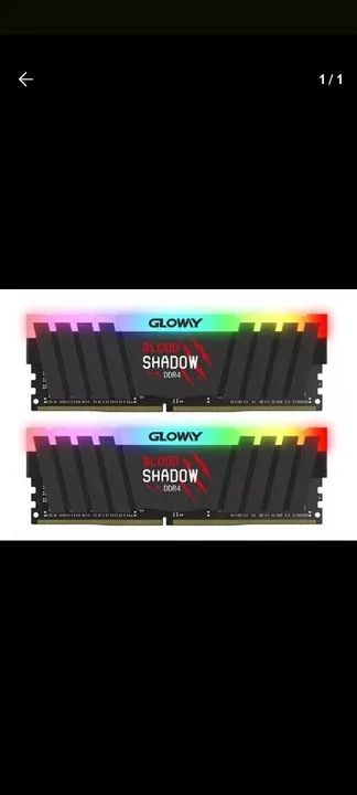 Memória ram GLOWAY DDR4 16GB 2X 8GB3000 1.35V