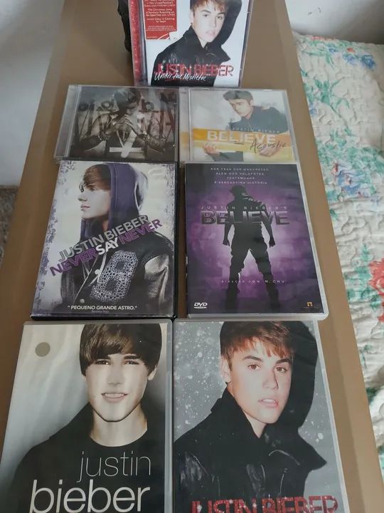  CDs/ DVDs  Justin Bieber Natal e Belive raros  - Foto 2