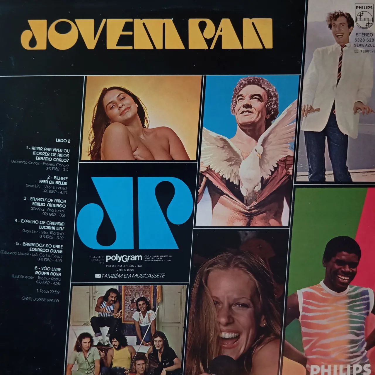 disco de vinil LP jovem pan 1982 - Foto 2