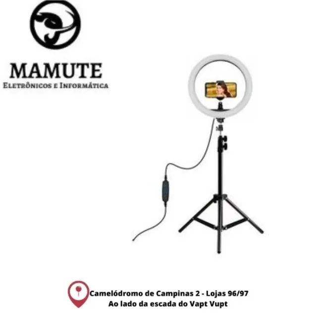 Ring Light Led 46cm + Tripé + Suporte de Celular