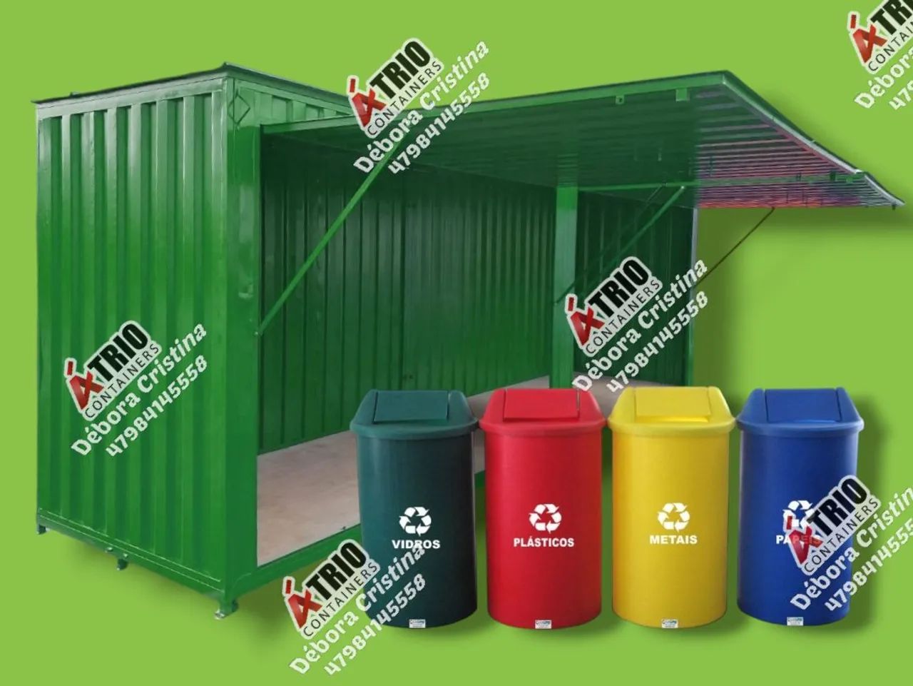 Container ecoponto coletor desmontável  - Foto 5