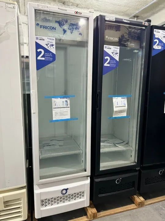 freezer vertical 284 litros porta de vidro (alef)