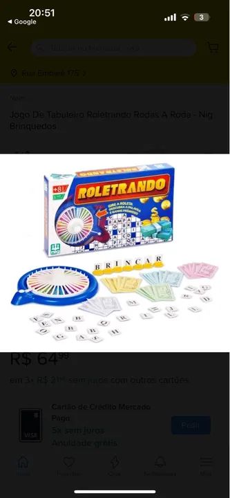 Jogo Roletrando 