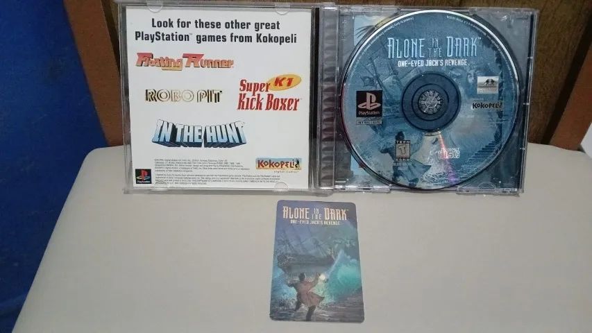 ALONE IN THE DARK ONE-EYED JACK'S REVENGE PS1 ORIGINAL USADO CIB - Foto 3