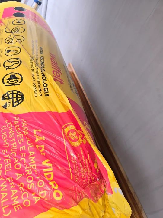 Lã de vidro para isolamento térmico e acústico - Foto 3