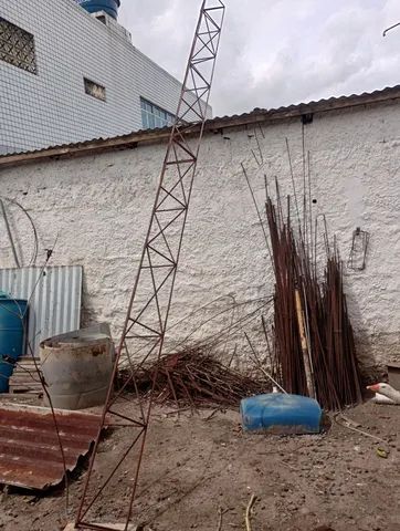 Estrutura metálica com 6 metros 