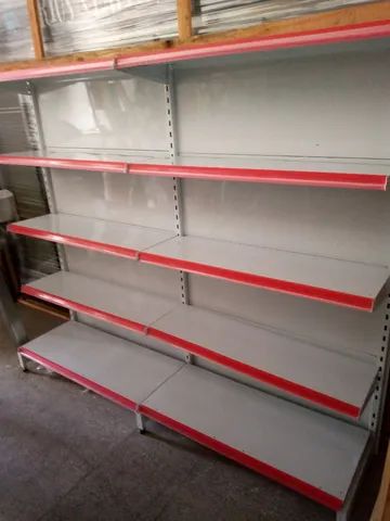 Gôndolas de parede novas de 1.70/97 com 5 prateleiras  - Foto 2