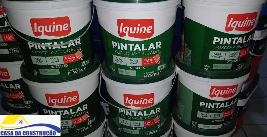 Tinta Pintalar Bd 15L Branco Neve Iquine - Foto 2