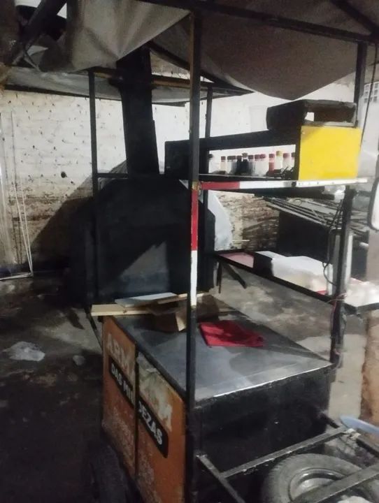 Carrinho de churrasco completo para venda - Foto 3