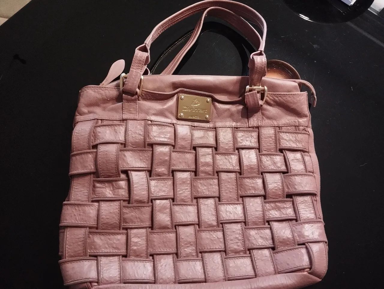 Bolsa em couro divinart