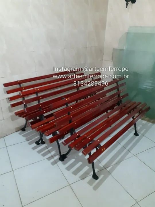 Banco de jardim - Arte em Ferro