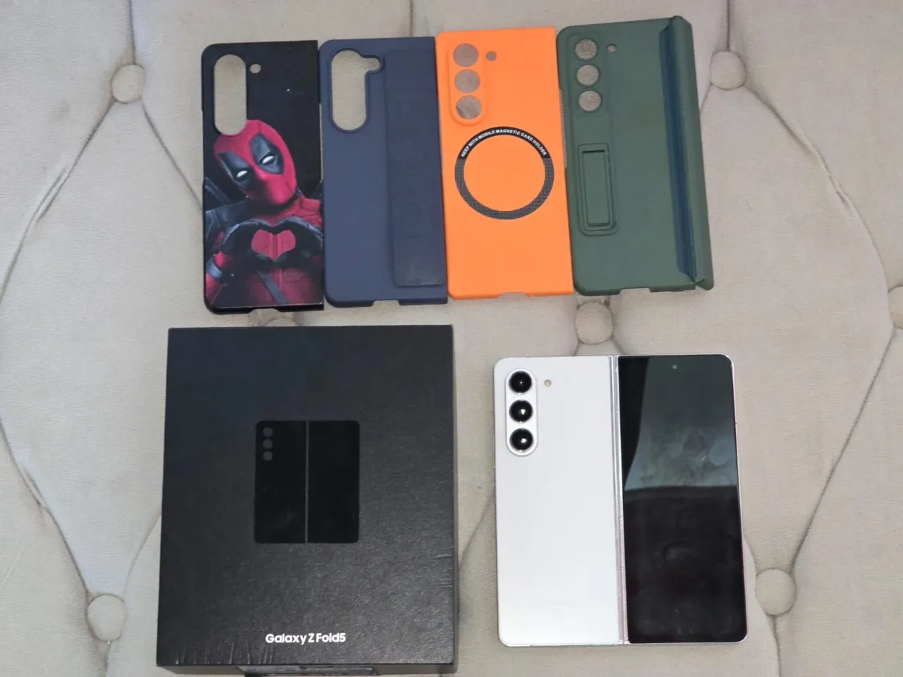 Samsung Galaxy Z fold 5 na caixa 512gb nota fiscal garantia excelente estado