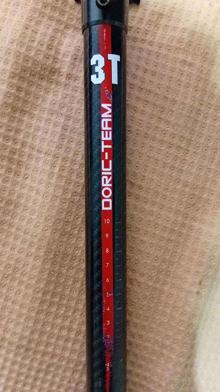Canote carbono 3T Doric Team / 30.9 - Foto 4