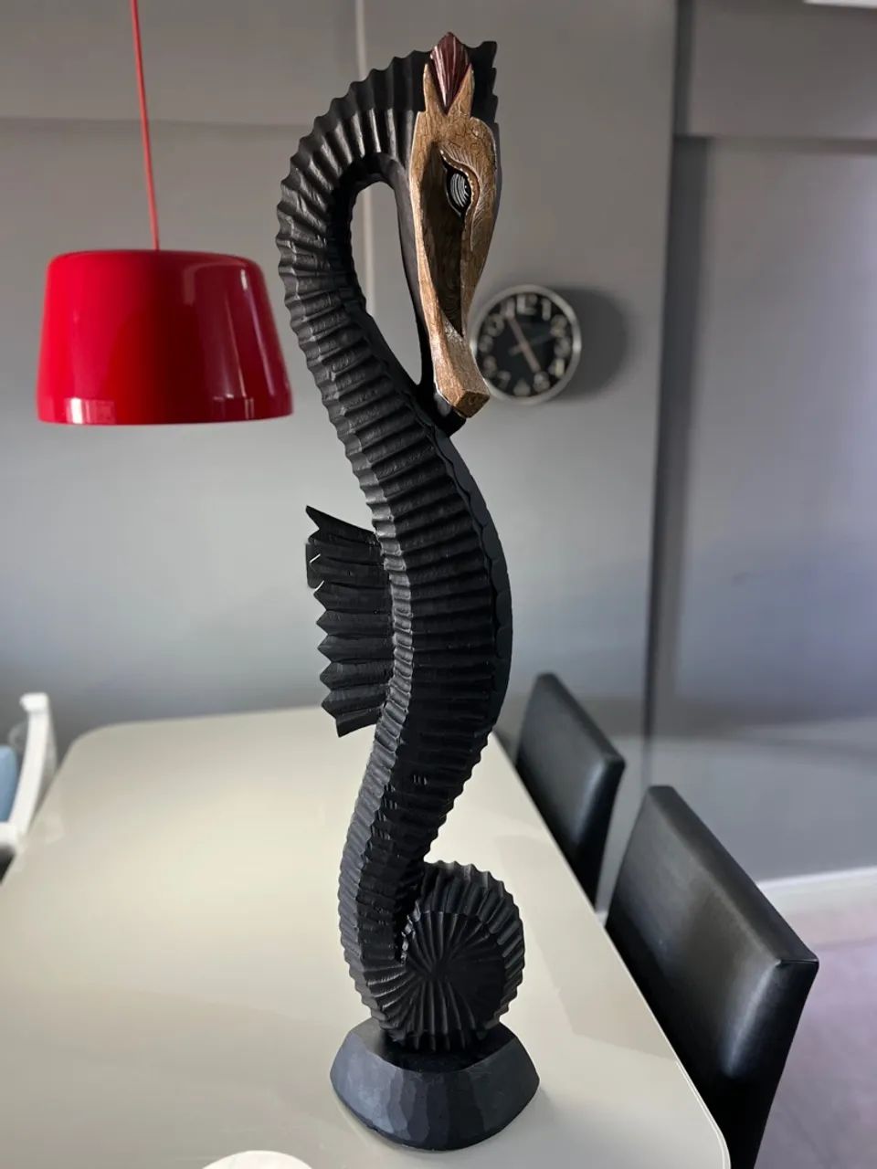 Escultura / Totem / Estatua Cavalo Marinho